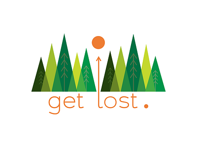 Adventurer: Get Lost adventure adventure time adventurer adventures adventurous get lost illustration into the woods minimal art minimal nature minimal outdoor mountains outdoor sun tree wander wanderer wandering wanderlust