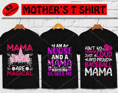 50+ MOTHER'S DAY Premium T-shirt Design branding design illustration mom mom vectors mothers day t shirt mothersday nurse nurse tshirt tshirt tshirtdesign uiuxdesign vectors