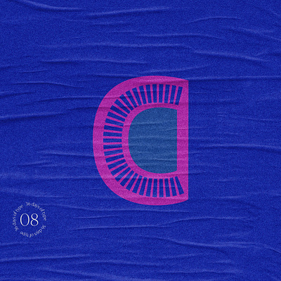 36 DAYS OF TYPE #8 letter C 36daysoftype 36daysoftype08 adobeillustrator graphicdesign letteringchallenge noise