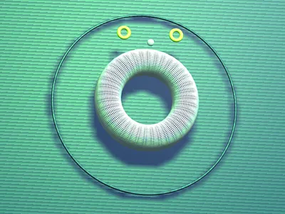 O - 36 days of type 36 days of type 36daysoftype 3d 3d art 3d modeling daysoftype illustration o letter spline 3d typogaphy typography