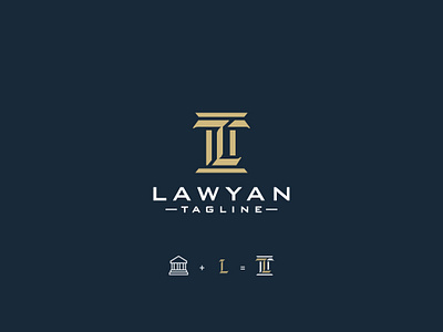 Law Firm Logo brand creative creative logo emblem favicon firm firm logo icon identity law law firm lawyer lawyers logo logo design logodesign logotype minimalist minimalist logo