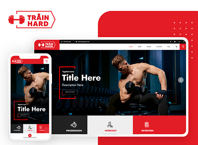 GYM UI - FREE UI Kit for Adobe XD app branding fitness logo fitness website design gym app gym website icon illustration logo logo design minimal ui uidesign ux web