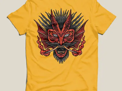 available artwork band merch clothing design dark art illustration japan japanese art merch design t shirt design