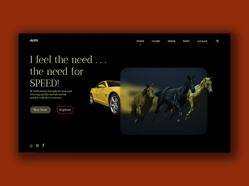 Auto - UI/UX design animated gif animation app app design art auto design gif landing layout mechanic modern ui ui ux ui design uidesign uiux web design webdesign website design