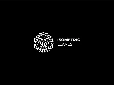 Isometric Leaves branding creative design digital idendity illustrator logo logodesign logotype minimal