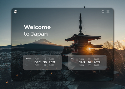 Daily UI 080 2021 asia calendar clean daily ui daily ui 080 daily ui 80 dailyuichallenge date picker design dribbble explore figma japan japanese culture minimal simple travel ui ux