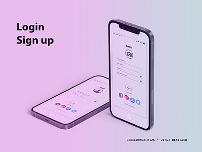 Login & Sign up Form ui design ui designer ui designs uidesign uiux