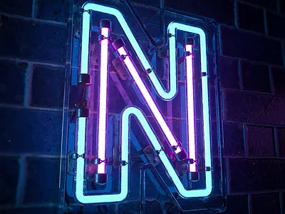 N is for Neon 36days 36daysoftype 3d 3d art c4d cgi cinema4d cinema4dart cyberpunk cyberpunk2077 illustration neon nft nftart nfts redshift redshift3d render type art typogaphy