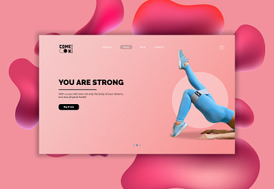 web design Fitness bands design web webdesign