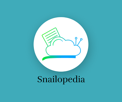 Daily UI #005 - Snailopedia branding design logo