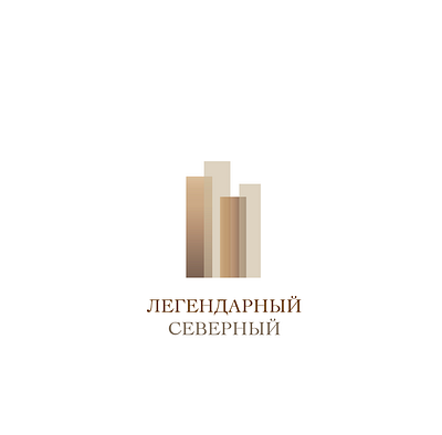 Logo for a construction complex brown home logo logodesign style