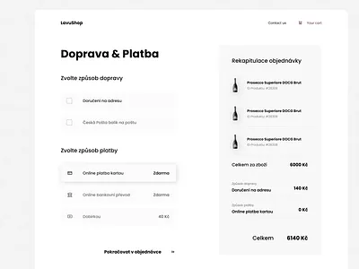 Wine e-shop checkout checkout checkout form checkout page checkout process e comerce e commerce shop e shop eshop ui web webdesign website wine