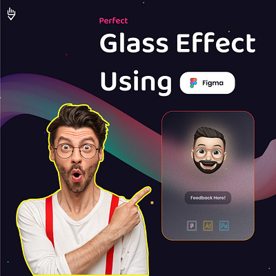 Glass Effect Using FIGMA card cards ui figma figma design figma tutorial glass glass effect glassmorphism uidesign uiux