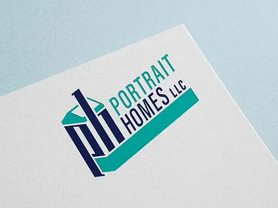 Portrait Homes brand brand development branding design identity illustration logo