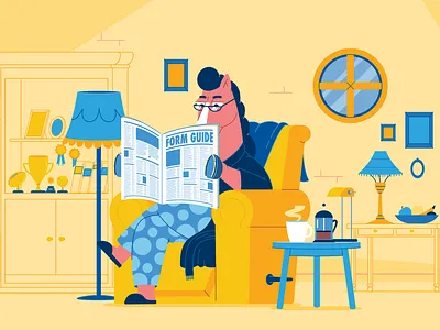 Sportsbet TVCs animation cartoon character design flat design horse illustration vector