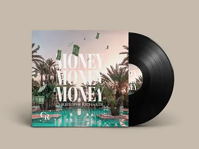 Money Money Money album art album artwork album cover fiver fiverr design fiverr.com fiverrgigs mockup money music music art music design vinyl vinyl cover