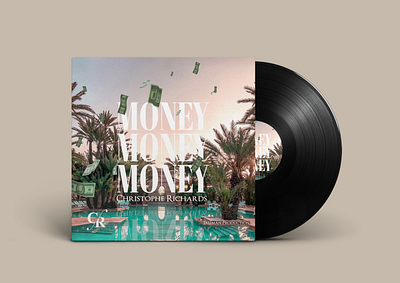 Money Money Money album art album artwork album cover fiver fiverr design fiverr.com fiverrgigs mockup money music music art music design vinyl vinyl cover