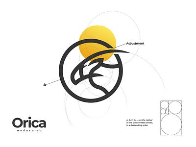 orica logo branding corporate branding design illustration lettering logo logo design logodesign minimal vector