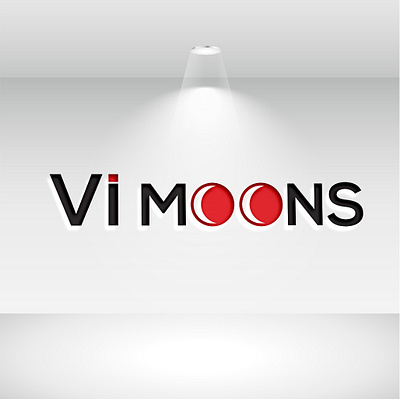 Vi MOONS LetterMark LOGO Design by Bashir Rased bashir rased creative logo design lettermark logo design logo design template md. rased mollik md. rashed mollik