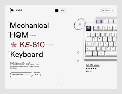 Mechanical Keyboard Platform e commerce design gaming gear interactive ui keyboard keyboard store landing page platform design product landing product showcase responsive design shopping platform tech accessories tech website typography ui design user friendly ux design ux ui web design website