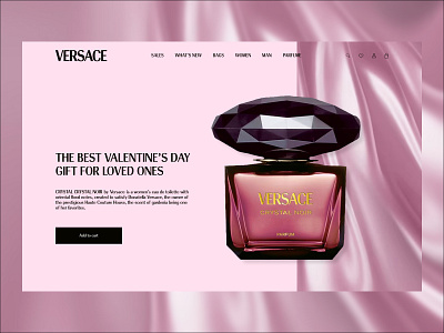 Concept for the Perfume shop design graphic design ux|ui desing web desing