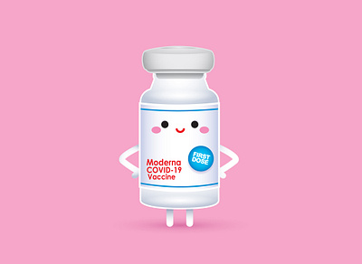 Vaccine adobe illustrator character design cute illustration jerrod maruyama jmaruyama kawaii vector