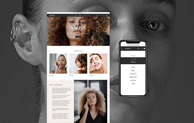 Online store of care cosmetics for the European brand Safisa care cosmetics design ecommerce ecommerce business ecommerce design figma haircare online shop online store portfolio skin care ui design uidesign uxdesign web web design webdesign website website design
