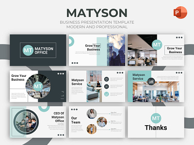 Business Presentation Template - branding business creative design graphic presentation presentation layout presentation template presentations