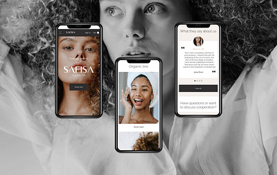 Online store of care cosmetics for the European brand Safisa brand cosmetics design ecommerce ecommerce design ecommerce shop figma haircare online shop online shopping online store skincare uidesign uxdesign web web design webdesign website website design