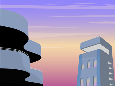 Urban Life adobe illustrator design flat illustration illustrator minimal vector