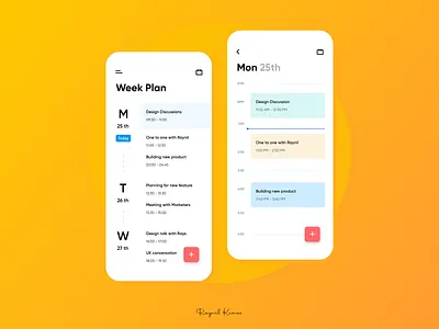 Event Calendar UI animation app casestudy design illustration microinteraction mobile mobile app mobile app design ux
