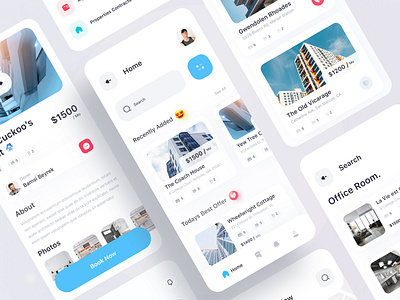 Home Rental App 🏠 app design figmadesign home rent home rental ios app minimal minimalist rental rental app rentals trending trendy trendy design ui ui ux ui design uidesign uiux ux uxdesign