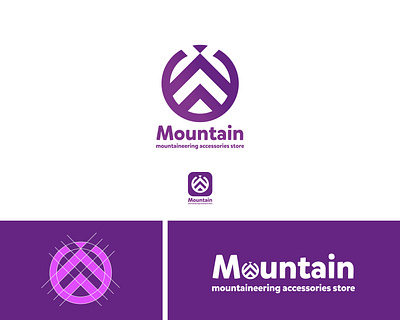 Mountain mountaineering accessories store logo design branding design designer fibonacci free golden gate golden gate bridge goldenratio idea logo logo design logo design branding logo designer logo mark logodesign logotype logotypes modern logo monogram professional