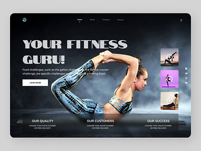 Fitness Trainer branding design designs fitness fitness club new ui uiux ux web