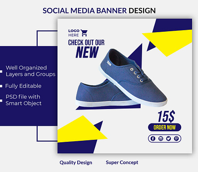 Social media banner design New arrival shoe design facebook facebook ad graphic design instagram instagram banner instagram post minimal social media banner social media banner design ideas social media banner images social media banner psd social media design twitter twitter banner twitter bootstrap twitter feed