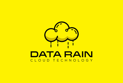 Data Rain forever logo logodesign logotype