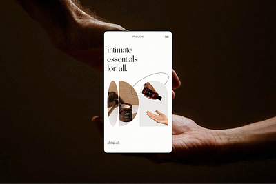 Maude - Redesign concept app beauty e commerce e shop minimal onlineshop redesign ui