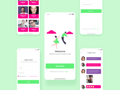 Dating app UIUX app app design ui ux uiuxdesign