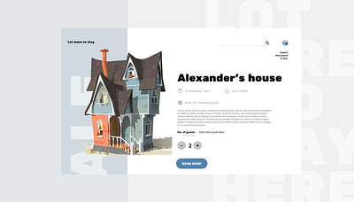 Alex's home animation art concept design design dribbble illustration typography ui ux vector