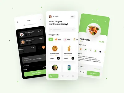 Food Delivery App 🍔 app app design design figma food food app food delivery food delivery app food delivery application food delivery service food design mobile ui uidesign ux