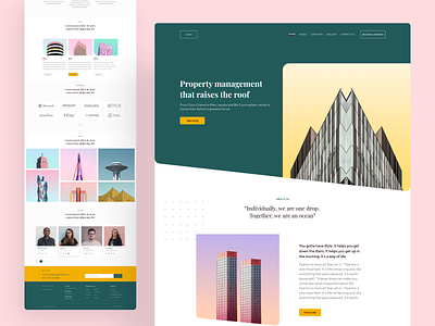 Website Concept - Real Estate concept design dribbble homepage minimal minimalism real estate ui ux web webdesign website website design