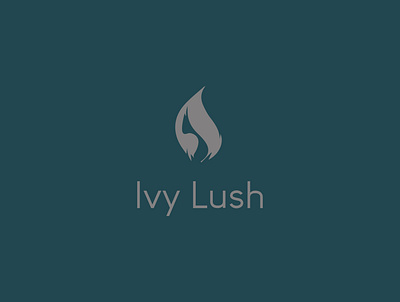 Ivy Lush branding design illustration logo minimal