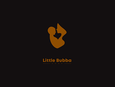 Little Bubba branding design flat illustration logo