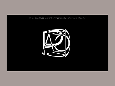 SpaceStudio after effects animation architecture interaction design photography typography web animation web design website