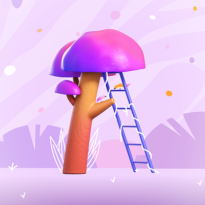 36days 2021 A 2d 36 days of type 36days 3d birds cinema4d design illustration mixed nature typography