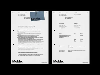 Moble. branding business card design businesscard design logo logodesign logotype minimal print typography