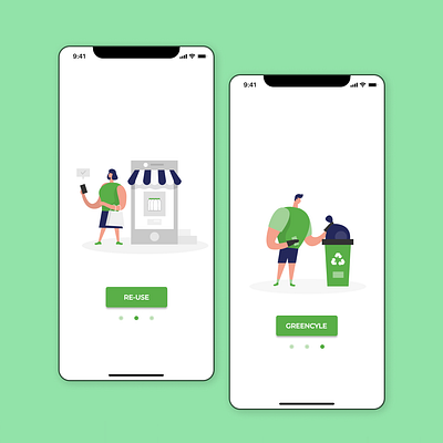 Greencycle | A mobile app designed to aid you with recycling | adobexd appdesign designguide designtips experiencedesign figma graphicdesignui inspiredesign iosdesign sketchapp uidesign uidesignpatterns uiinspiration uiuxdesign userinterface userinterfacedesign uxd uxdesign uxtools uxtrends