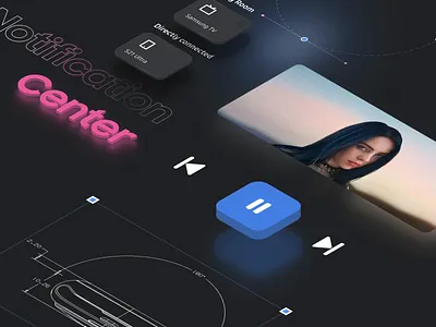 watch UI Components 2 android animation app design illustration interface ios isometric design minimal typography ui watchos