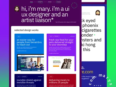 Personal (Portfolio) Website design personal website portfolio portfolio design portfolio page portfolio site portfolio website ui ui design user interface web webflow