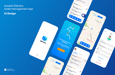 Araqich Delivery | Mobile App UI adobe xd app app design application brandidentity branding design identity interface interface design interfaces mobile mobile app mobile ui ui design ui ux ux desgin